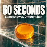60 seconds in the shower he already takes, nothing new to remember